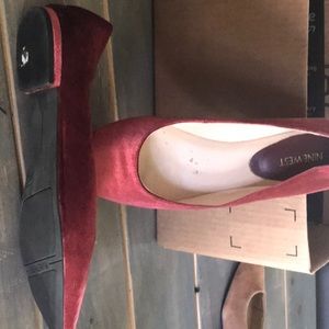 Nine west velvet flats